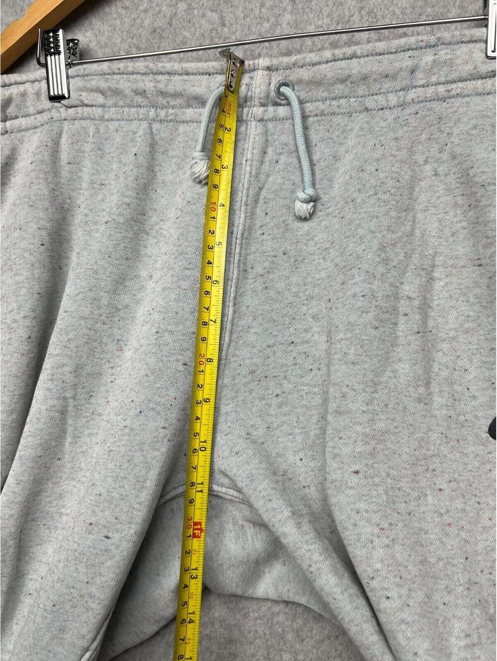 Nike Joggers Mens XL Tapered swoosh Logo Terry Cloth Tie Waist Sweatpants Blue* - Picture 7 of 10